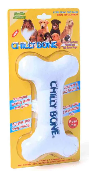 Chilly Bone Dog Toy Large 7"